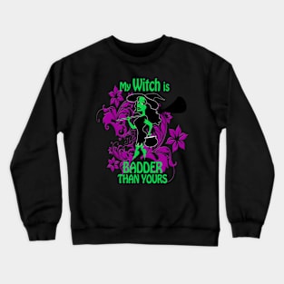 Sexy Halloween witch costume Crewneck Sweatshirt